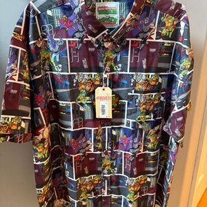 Men’s 3XL RSVLTS TMNT Button Down